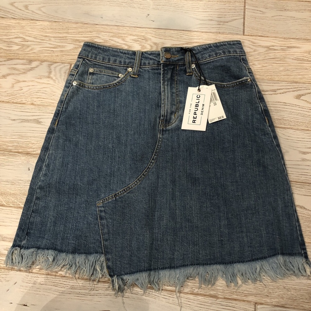 Republic denim American apparel skirt